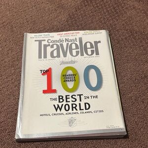 Conde Nast Traveler Magazine - Top 100 Issue